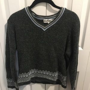 90s/Y2K Vintage sweater - grey speckled colorway